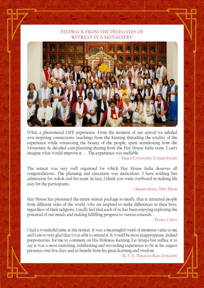 Retreat in a Monastery